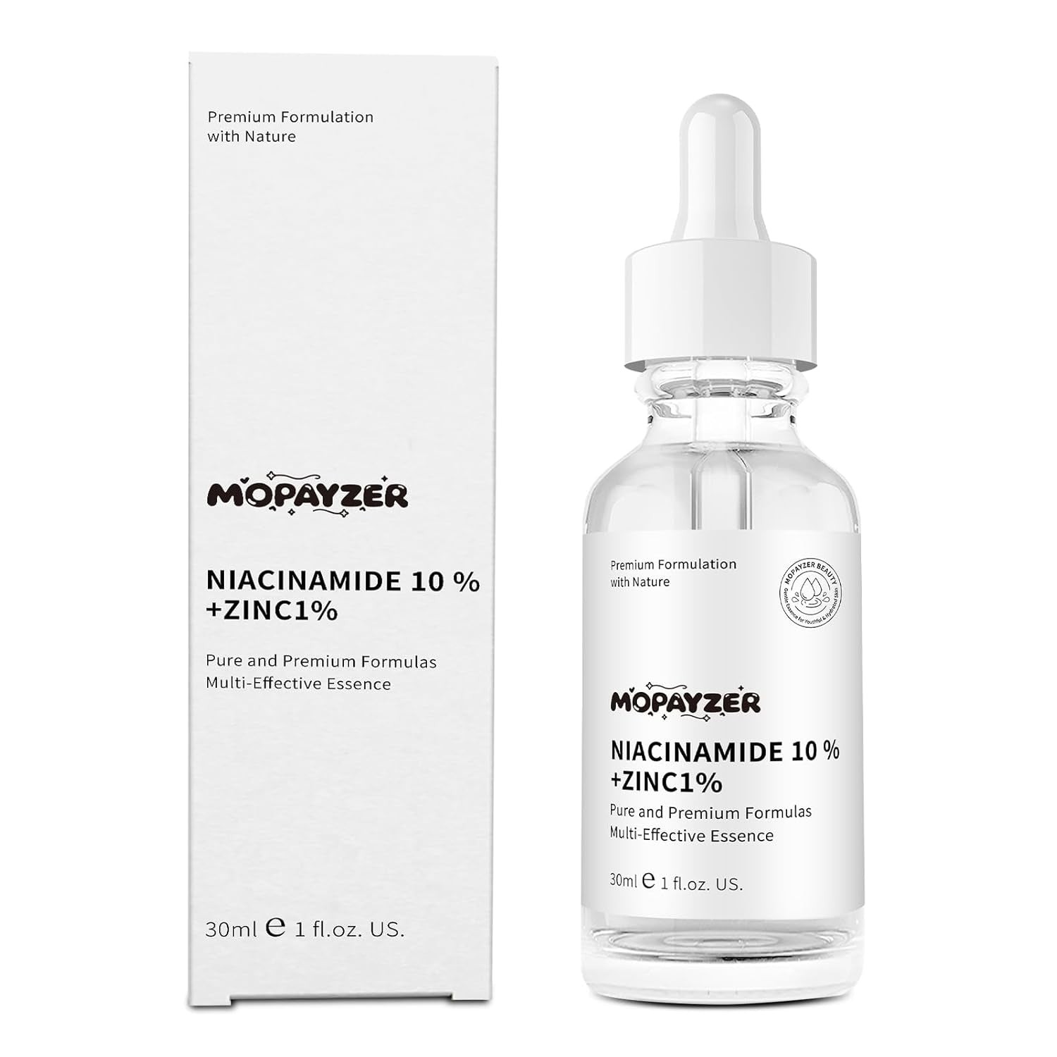 Niacinamide 10% + Zinc 1% Serum, Anti-Aging Niacinamide Serum for Face, 1PCS Moisturizing Facial Serum for All Skin Type, Women Face Skin Care.