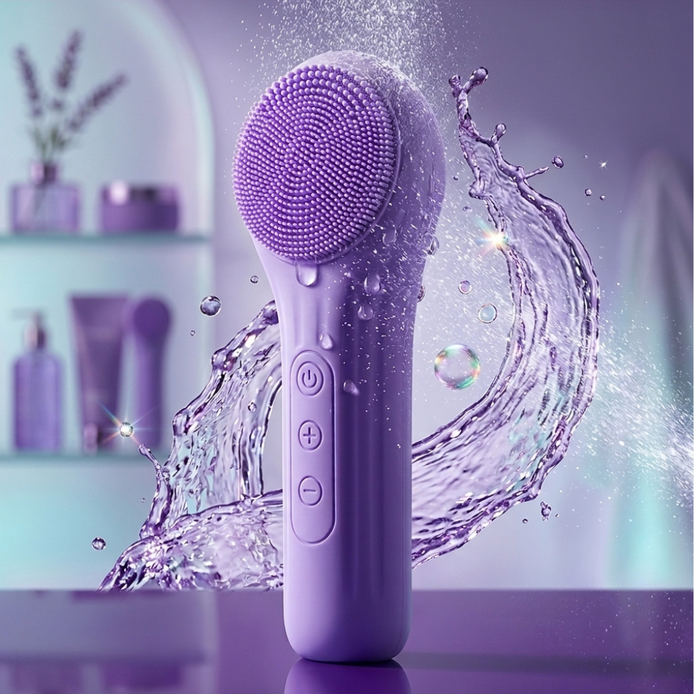Silicone Glow™ – Electric Facial Cleanser & Exfoliating Scrubber