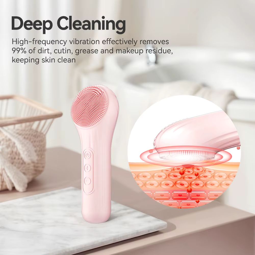 5-in-1 Facial Cleansing & Skincare Brush