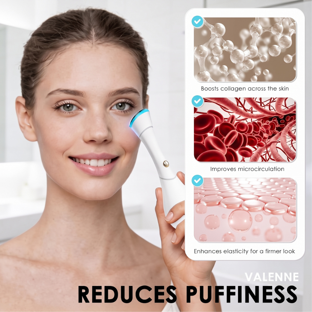 4-in-1 LED Light Therapy Facial Massager Wand