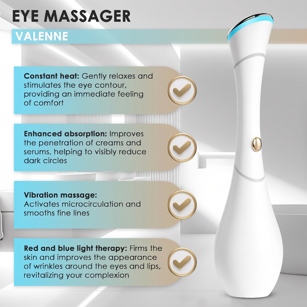 4-in-1 LED Light Therapy Facial Massager Wand