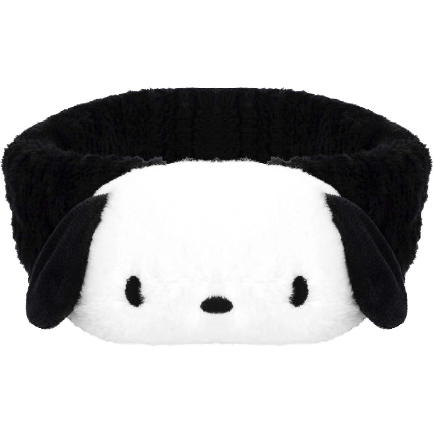 Kawaii Spa Headband for Washing Face, Make Up, Party; Soft, Stretchy, Comfortable; Black; 1 Count (Pack of 1) for Women