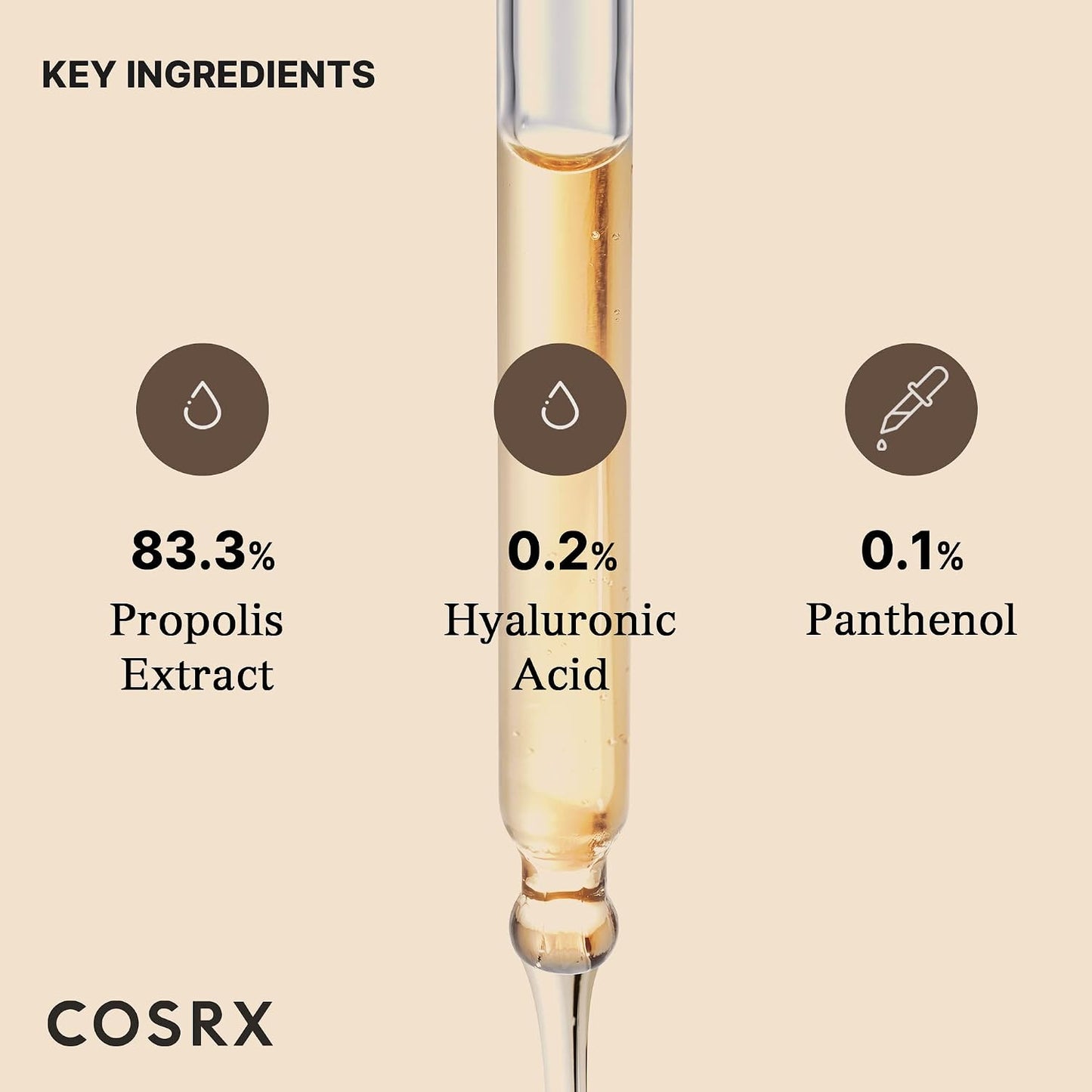 73% Propolis Light Ampoule for Sensitive Skin, Fine Lines, 1.01Fl.Oz