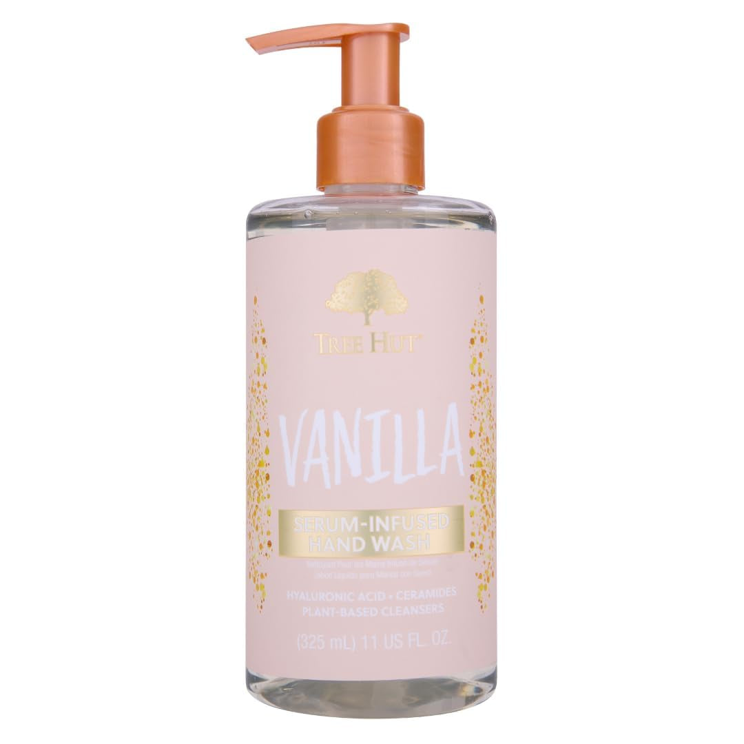 Serum Infused Hand Wash, Vanilla, 11 Fl Oz | Nourish & Hydrate Hands, Strengthening Skin Care, Long-Lasting Scent, Cleanse & Lock in Moisture, Cermamides