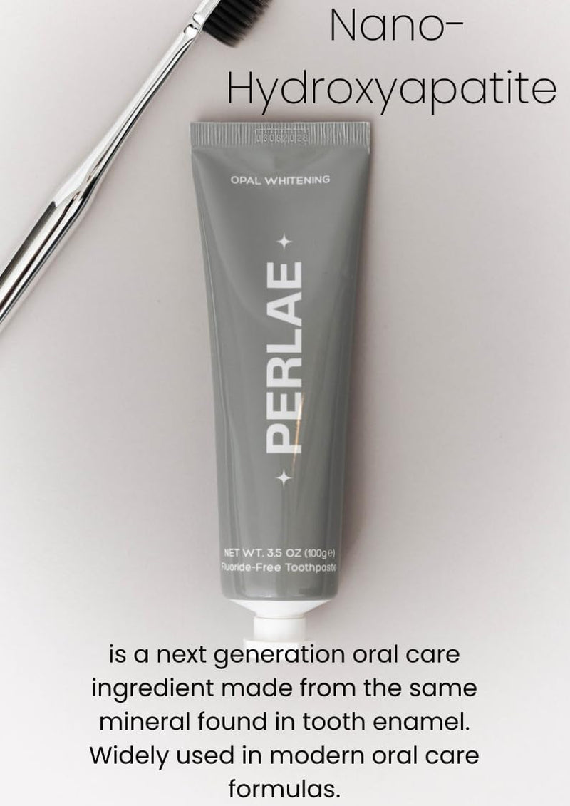 Opal Whitening Fluoride Free Nano Hydroxyapatite, Xylitol, Toothpaste, Enamel-Safe Whitening, Sensitive Teeth Safe, Clean Oral Care for Adults and Kids – Cardamom Mint, 3.5 Oz