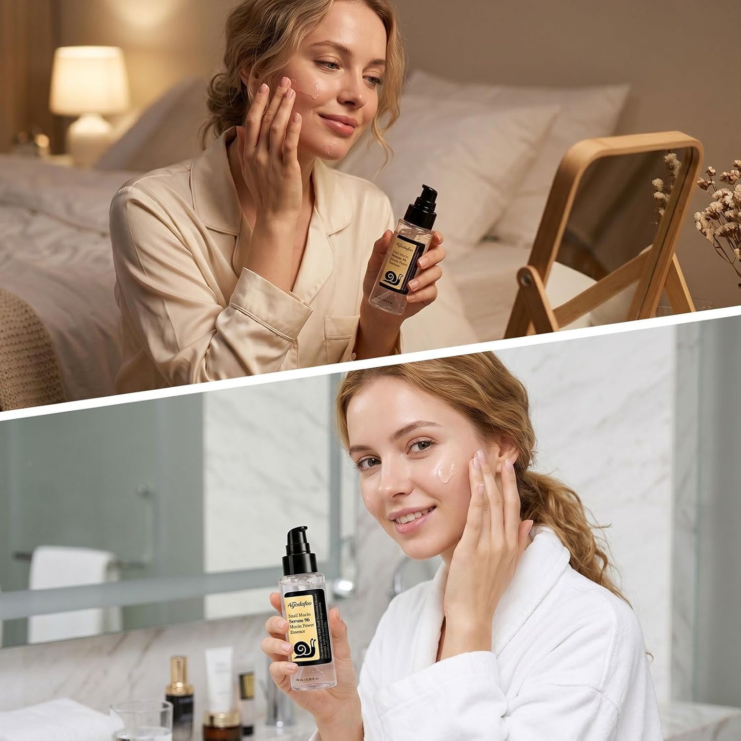 Snail Mucin Serum 100Ml, Hydrating Serum for Face with Snail Secretion | Advanced Snail 96% Mucin Power Essence for Dull Skin, Repairing Moisturizing Skin Care for Women