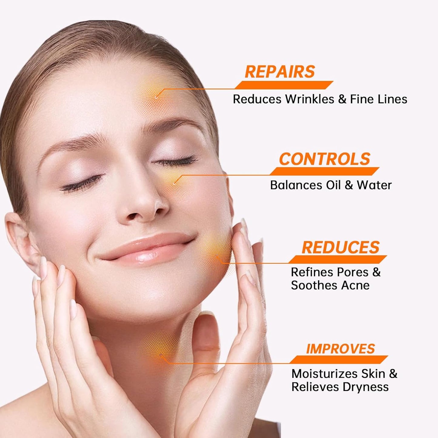 Niacinamide 10% + Zinc 1% Serum, Anti-Aging Niacinamide Serum for Face, 1PCS Moisturizing Facial Serum for All Skin Type, Women Face Skin Care.