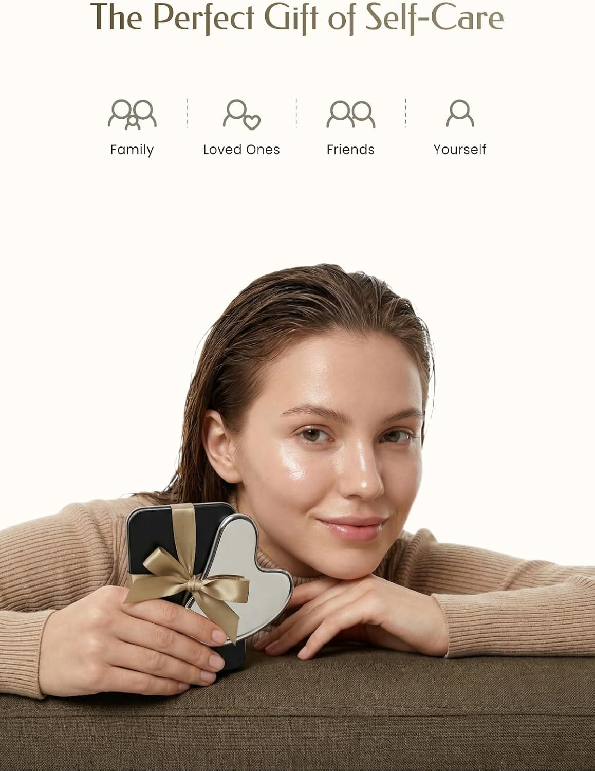 Stainless Steel Gua Sha Facial Tools, Guasha Tool for Face Acupuncture Therapy Trigger Point Treatment, Gua Sha Scraping Massage Tool