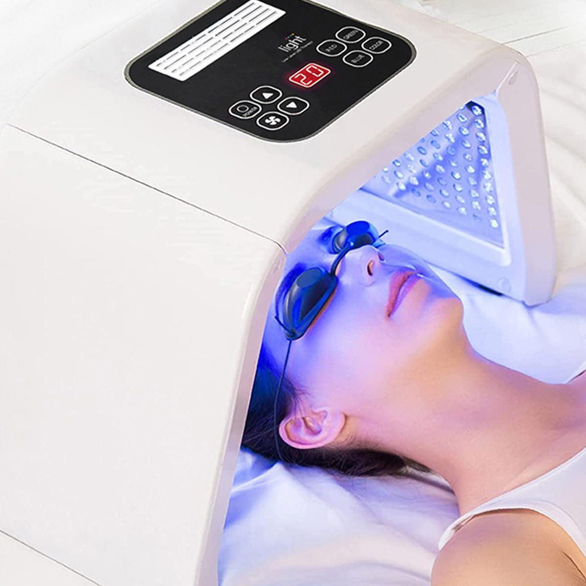 LED Facial Light Theraphy Mask,Led-Face-Light-Therapy, 7 in 1 Color LED Face Mask Facial Body Beauty Equipment