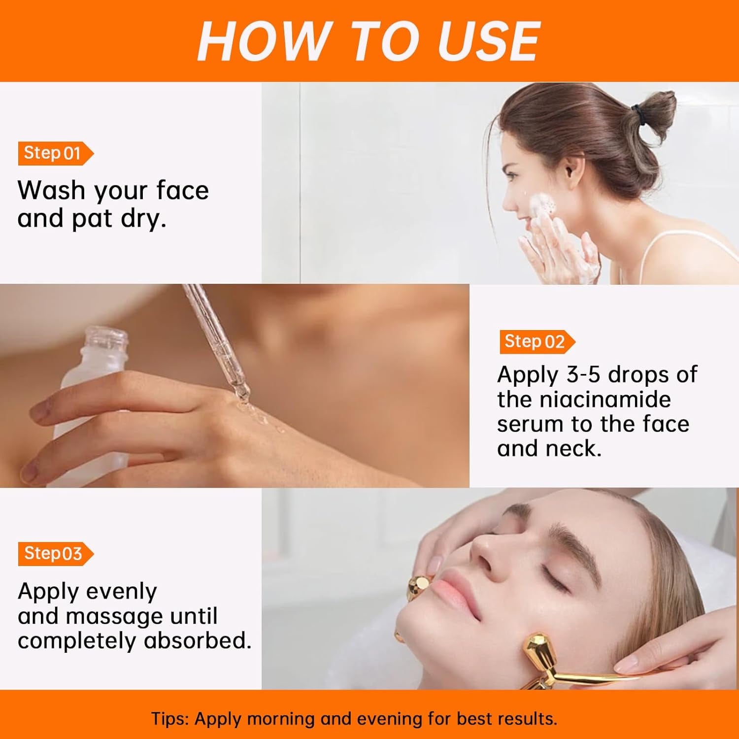 Niacinamide 10% + Zinc 1% Serum, Anti-Aging Niacinamide Serum for Face, 1PCS Moisturizing Facial Serum for All Skin Type, Women Face Skin Care.