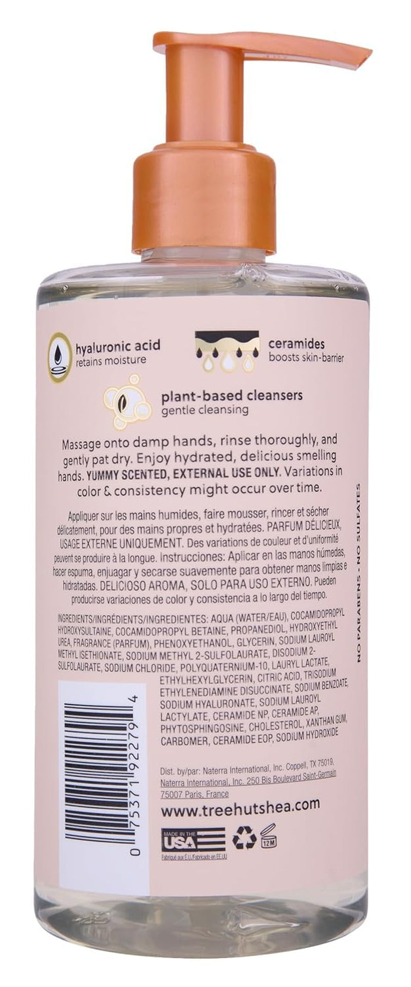Serum Infused Hand Wash, Vanilla, 11 Fl Oz | Nourish & Hydrate Hands, Strengthening Skin Care, Long-Lasting Scent, Cleanse & Lock in Moisture, Cermamides